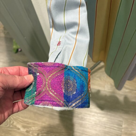 Robert Graham L, Multi  Blue, Mint and Lilac. - Picture 4 of 4